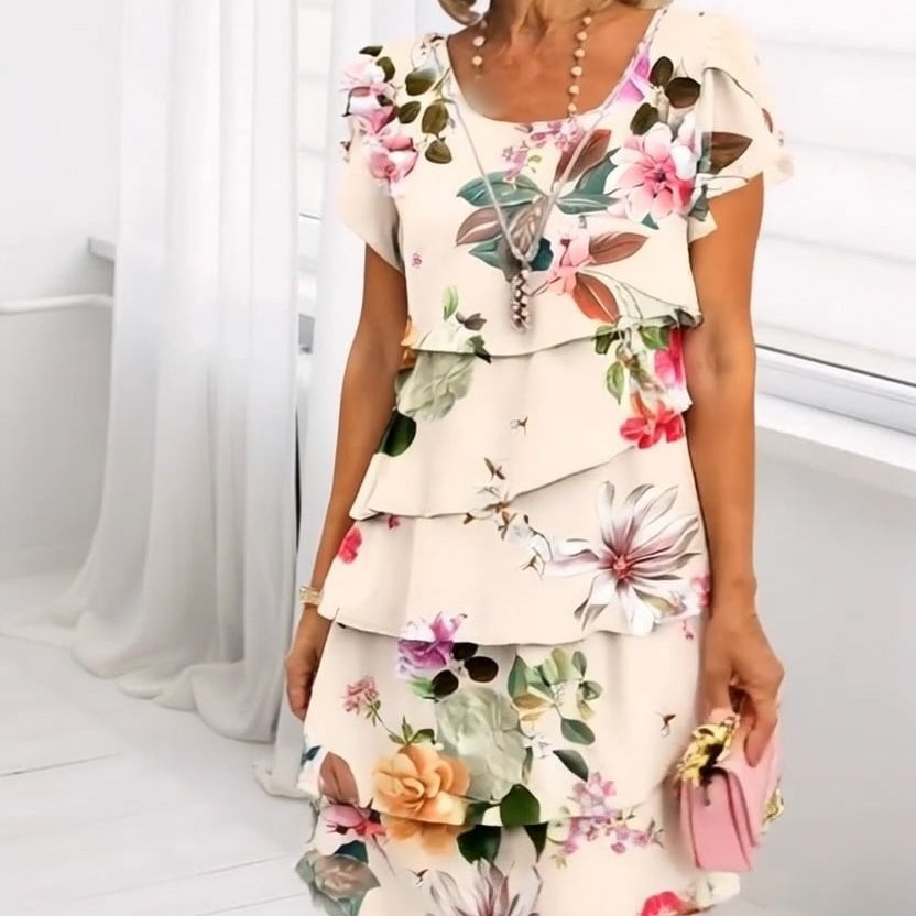 Yara | Tiered Floral Ensemble