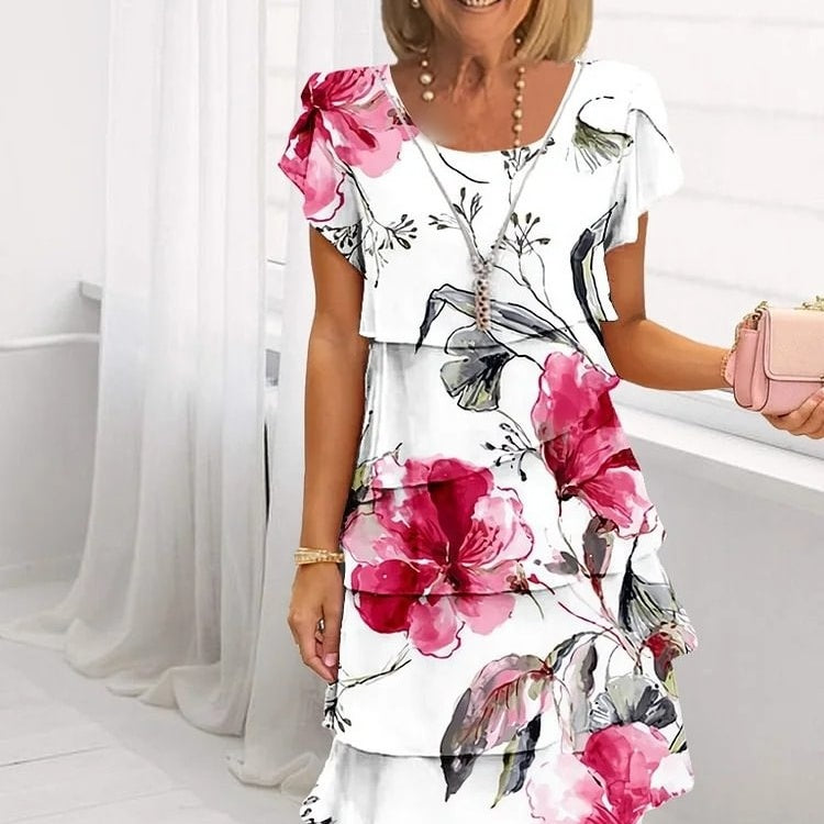 Yara | Tiered Floral Ensemble