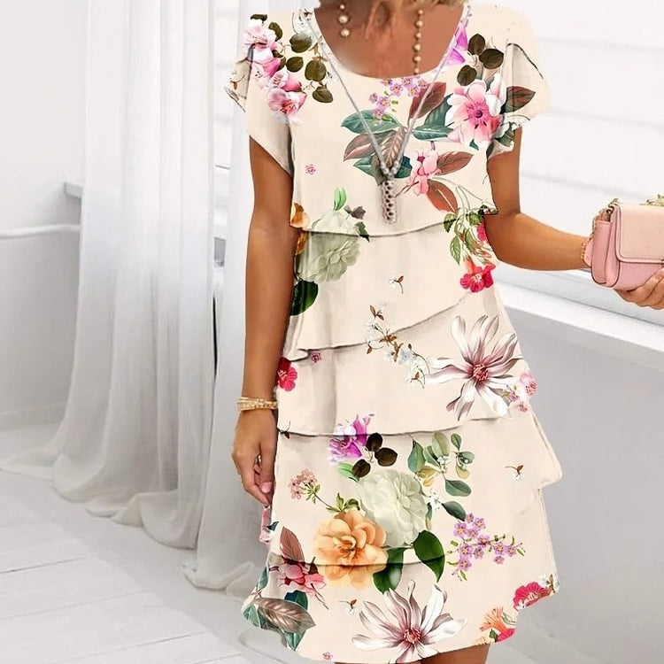 Yara | Tiered Floral Ensemble