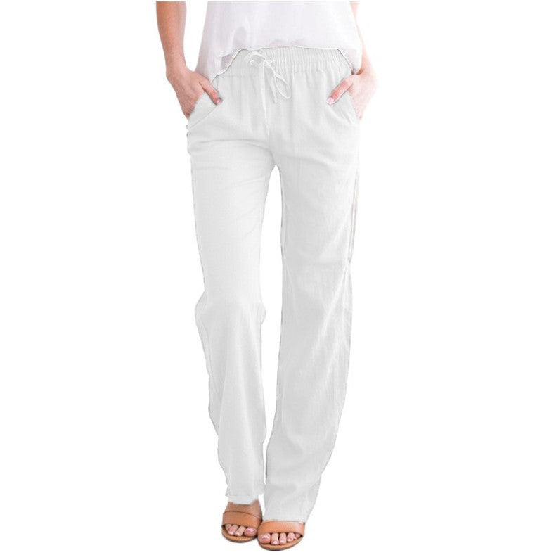 Cecilia | Cool and Airy Linen Trousers
