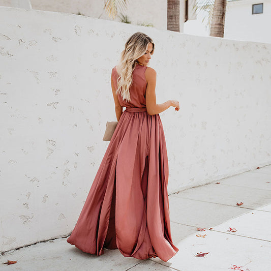 Marigold | Elegant Sleeveless Maxi Dress