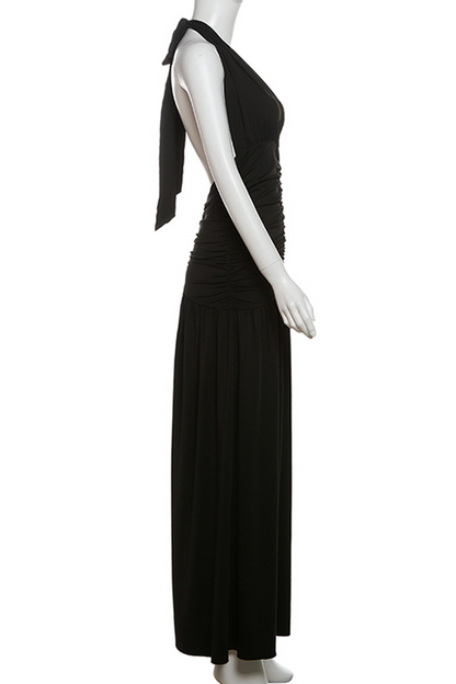Sienna | Alluring Solid Color Sleeveless Dress with Slit (3 Colors)
