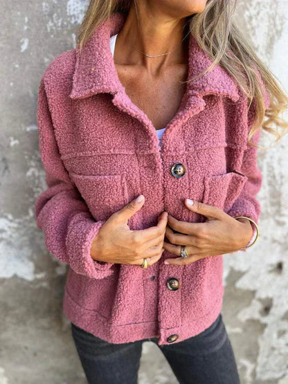 Sophie | Chic Short Wool Jacket with Lapels
