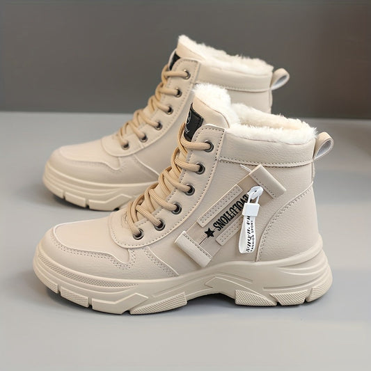 Elsie | Ida Winter Thermal Boots with Cozy Fleece Insulation