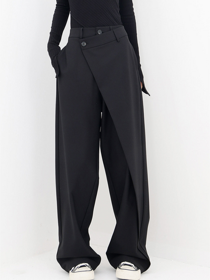 Clara | Relaxed Fit Trousers Crafted from Luxe Fabric