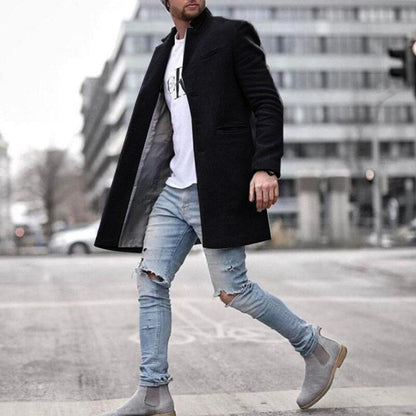 Patrick - Classic Long Wool Coat