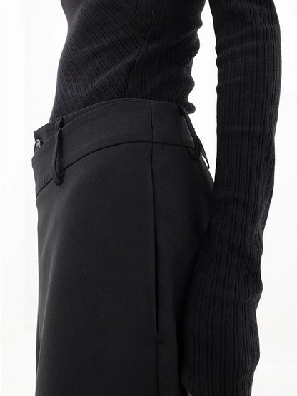 Clara | Relaxed Fit Trousers Crafted from Luxe Fabric