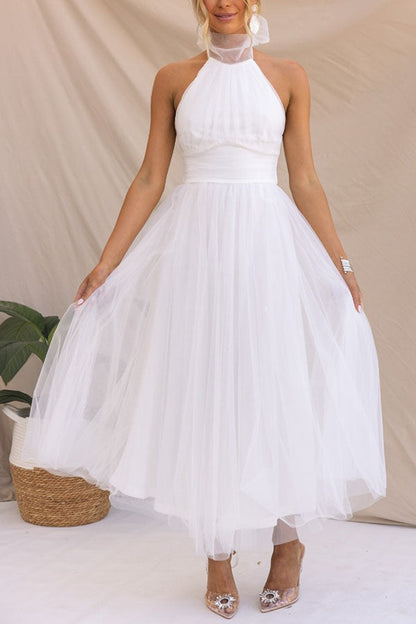 Adeline | Elegant Flowing Rose Dress