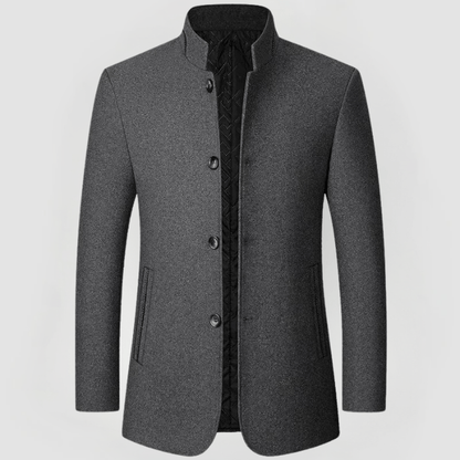 HELMUT - FORMAL COAT WITH HIGH COLLAR