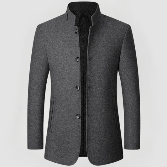 HELMUT - FORMAL COAT WITH HIGH COLLAR