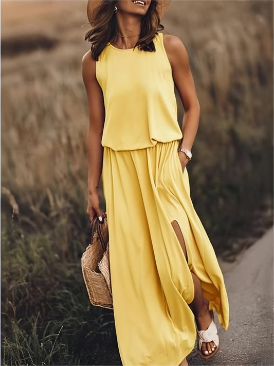 Lila | Elegant Sleeveless Maxi Gown