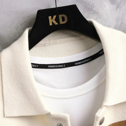 Striped Varsity Cardigan