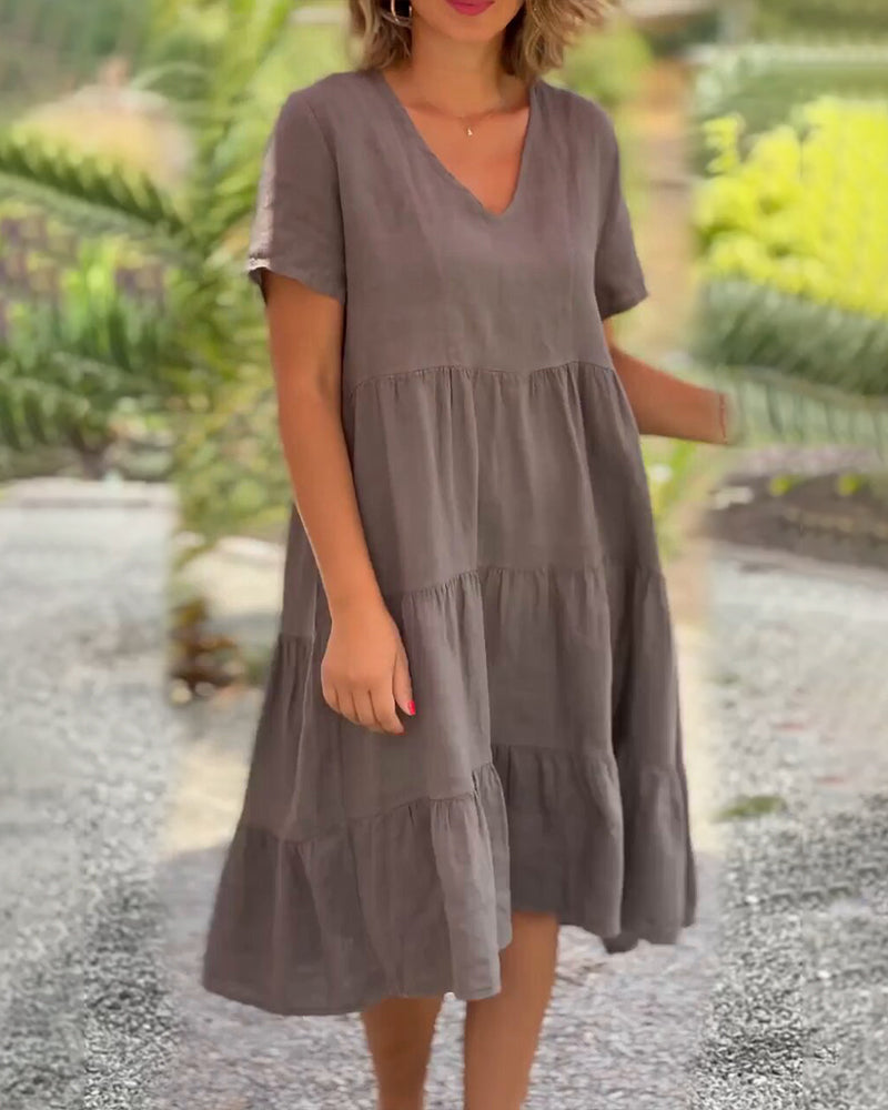 Lydia | Chic V-Neck Dress
