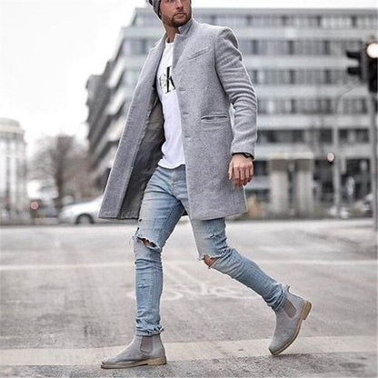 Patrick - Classic Long Wool Coat