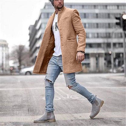 Patrick - Classic Long Wool Coat