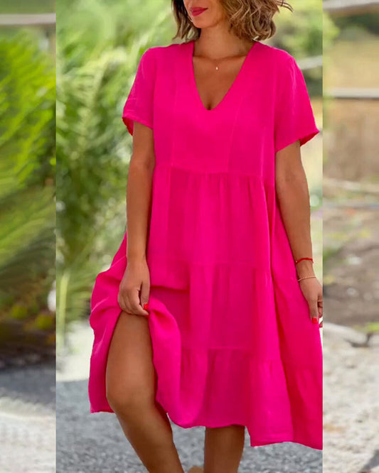 Lydia | Chic V-Neck Dress