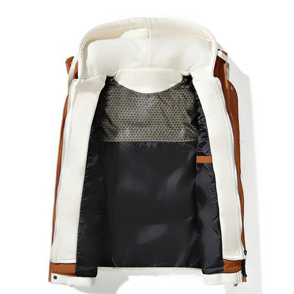 Soft Shell Hooded Puffer Vest