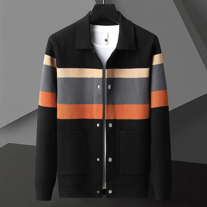 Striped Varsity Cardigan