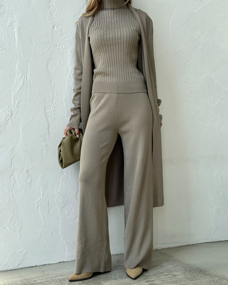 Sienna | Cozy Chic Three-Piece Outfit
