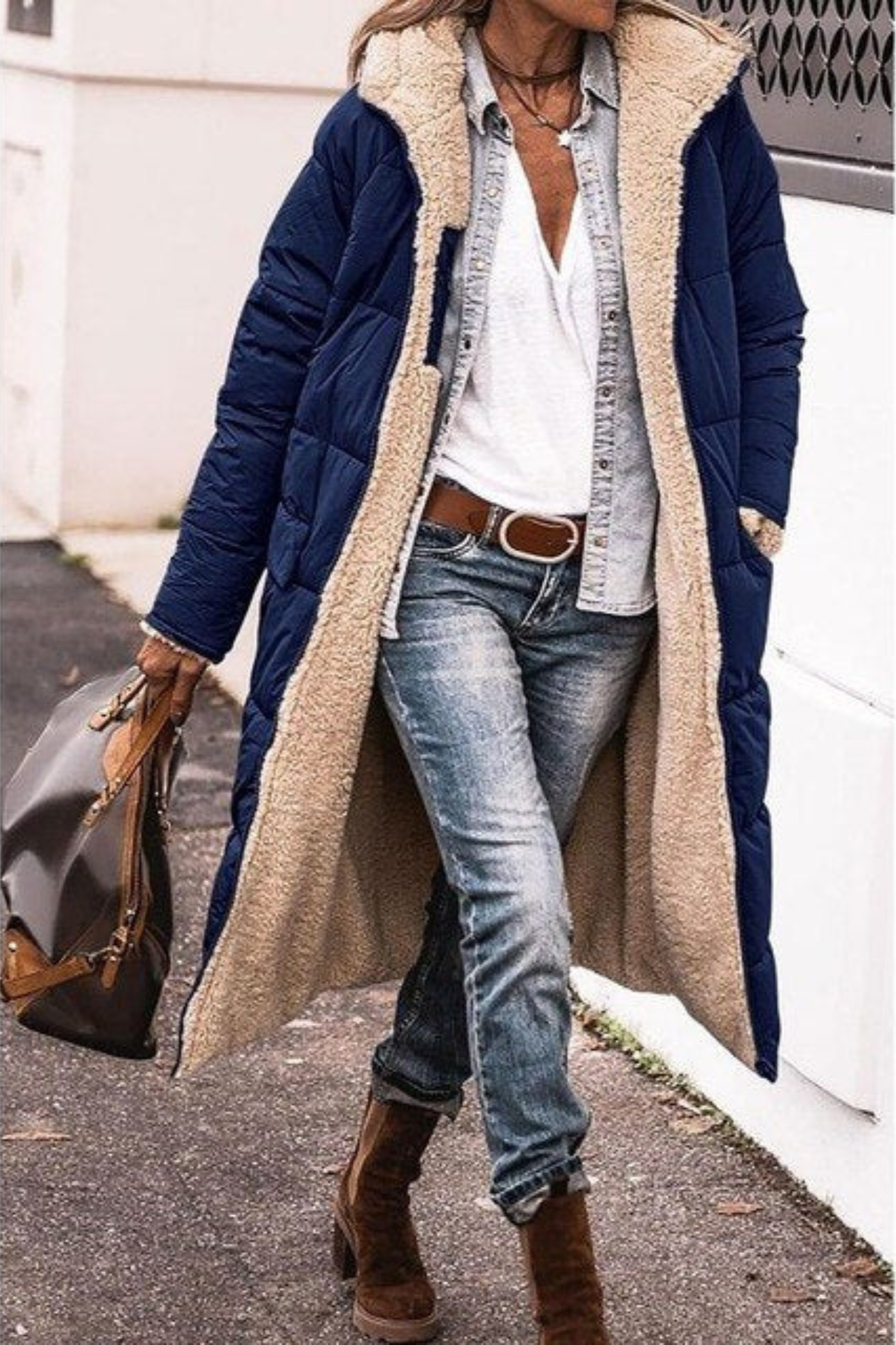 Lila | Chic Reversible Women's Coat