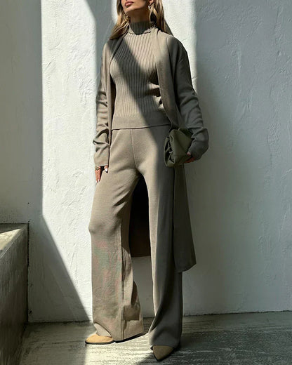Sienna | Cozy Chic Three-Piece Outfit