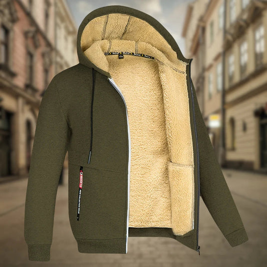 Glanzlicht | MEN'S WINTER COAT WITH HOOD AND FLEECE