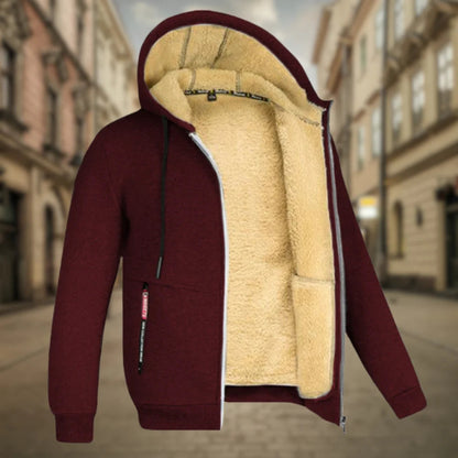 Glanzlicht | MEN'S WINTER COAT WITH HOOD AND FLEECE