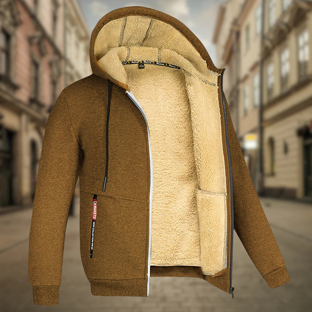 Glanzlicht | MEN'S WINTER COAT WITH HOOD AND FLEECE