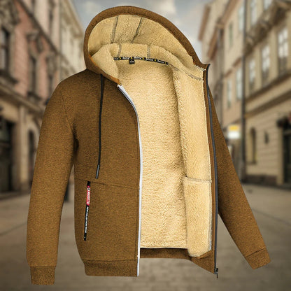 Glanzlicht | MEN'S WINTER COAT WITH HOOD AND FLEECE