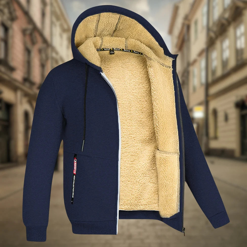 Glanzlicht | MEN'S WINTER COAT WITH HOOD AND FLEECE