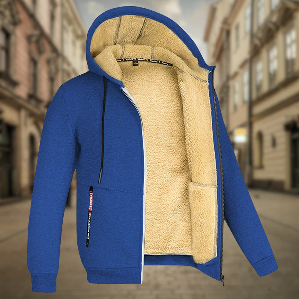 Glanzlicht | MEN'S WINTER COAT WITH HOOD AND FLEECE