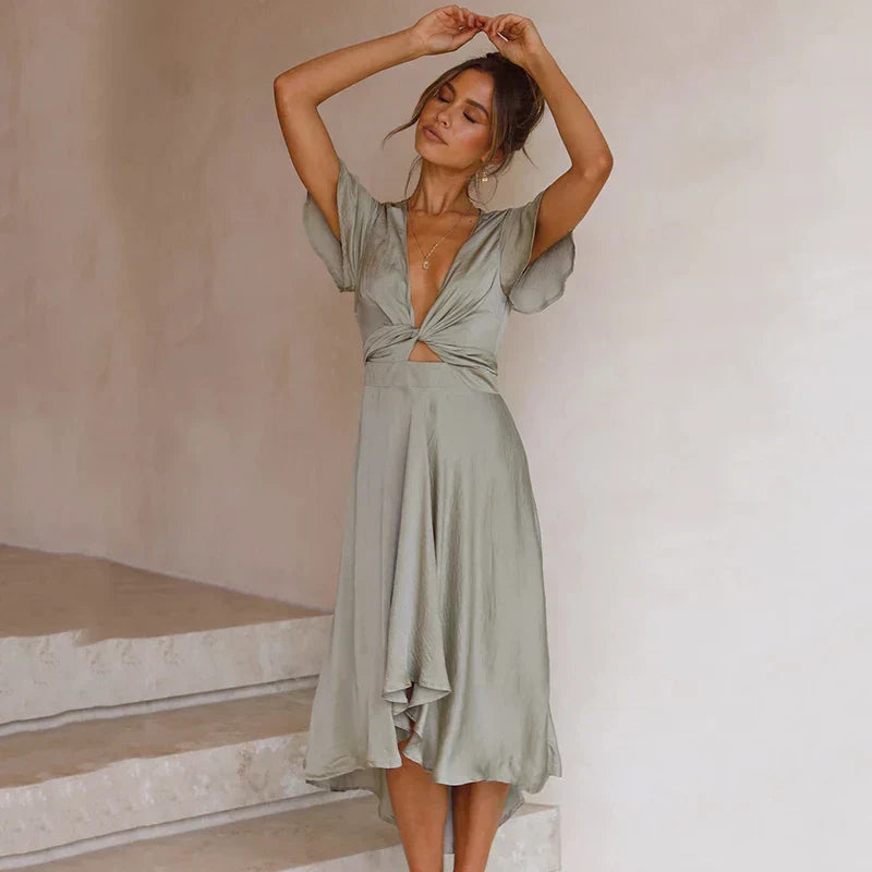 Nina | Luxe Satin Gown