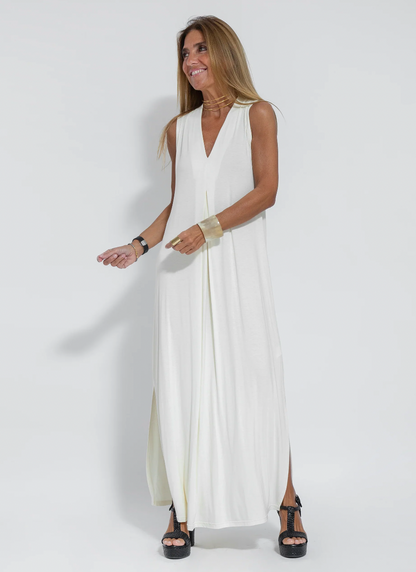 Sienna | Elegant Midi Dress and Tailored Vest Ensemble