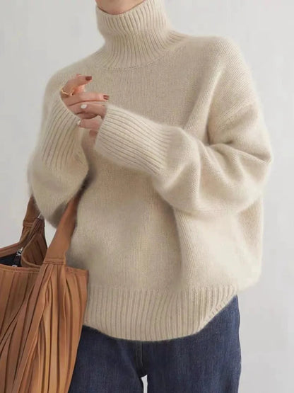 Nora | Cozy Knitted Soft Turtleneck Sweater
