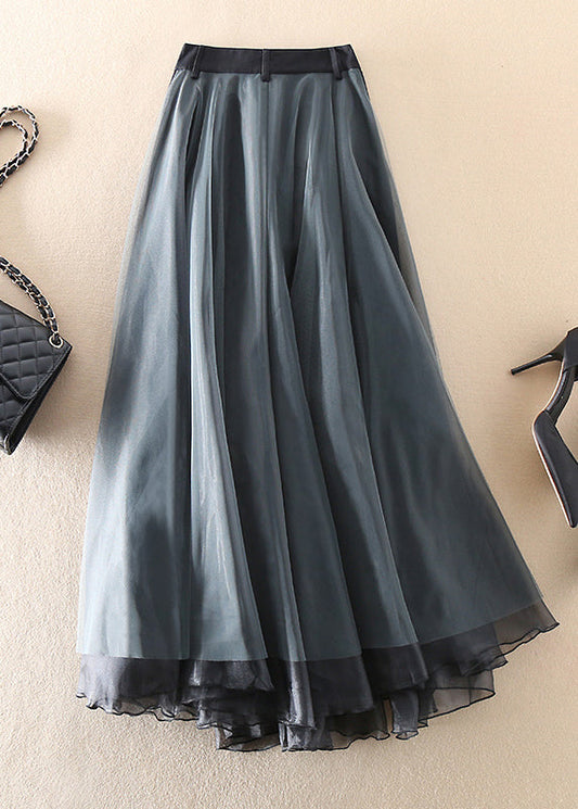 Mabel | Chic Tulle Patchwork Maxi Skirt