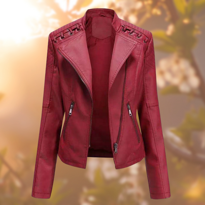 Mira | Chic and Distinctive Leather Jacket