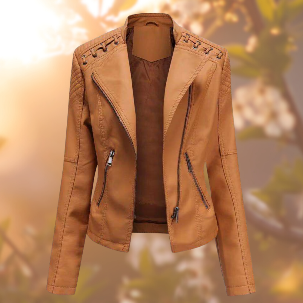 Mira | Chic and Distinctive Leather Jacket