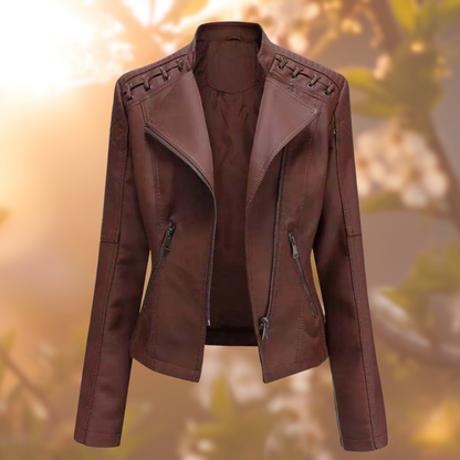 Mira | Chic and Distinctive Leather Jacket