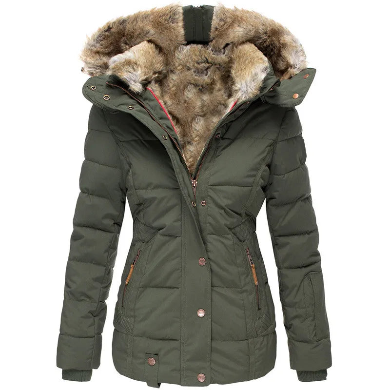 Nadia | Luxe Winter Coat with Plush Faux Fur Lining