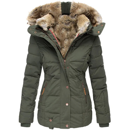 Nadia | Luxe Winter Coat with Plush Faux Fur Lining