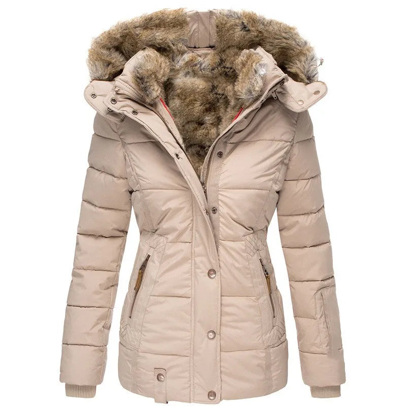 Nadia | Luxe Winter Coat with Plush Faux Fur Lining