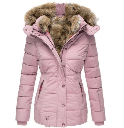 Nadia | Luxe Winter Coat with Plush Faux Fur Lining
