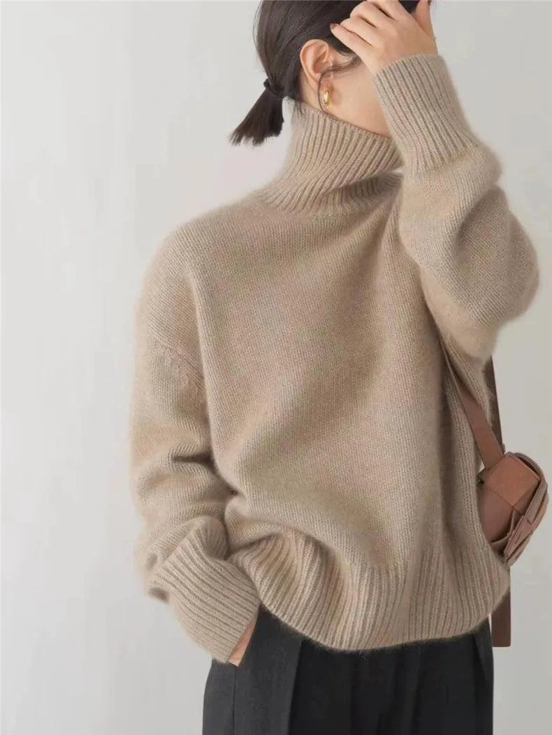 Nora | Cozy Knitted Soft Turtleneck Sweater