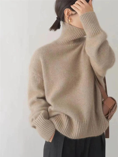 Nora | Cozy Knitted Soft Turtleneck Sweater