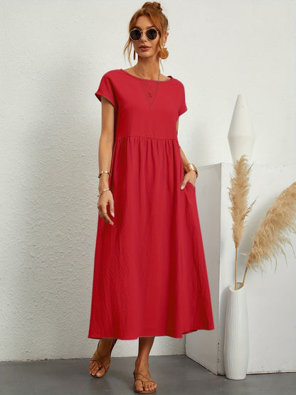 Sienna | Elegant Round Neck Dress