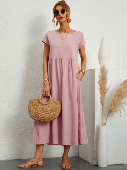 Sienna | Elegant Round Neck Dress