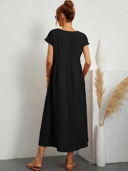 Sienna | Elegant Round Neck Dress