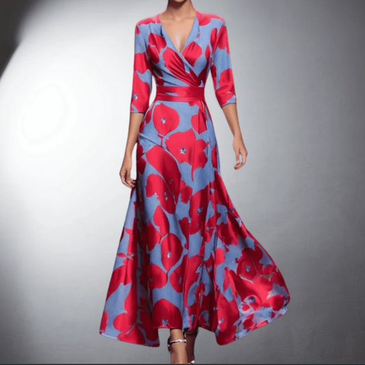 Daphne | Timeless Botanical Maxi Dress