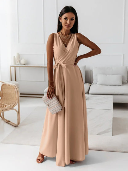 Mara | Elegant V-Neck Maxi Dress