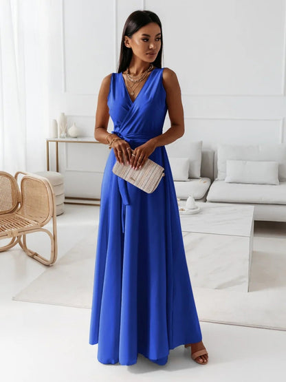 Mara | Elegant V-Neck Maxi Dress